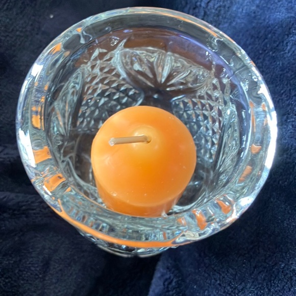 PartyLite Orange‎ Votives and Avon Crystal Glass Candle Holder Set - Picture 6 of 13